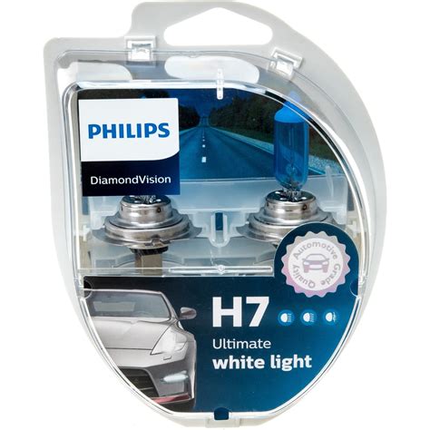 Автолампа 2шт PHILIPS H7 55 PX26d DIAMOND VISION 5000K 12V 1 5 30