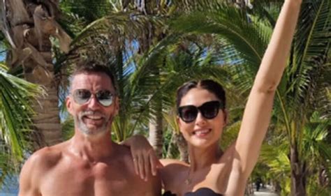 Emma Willis Flaunts Her Gym Honed Figure In Tiny Black Bikini Alongside Star Fred Sirieix