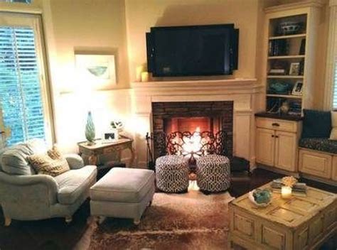 38 Beautiful Corner Fireplace Design Ideas For Your Living Room - HMDCRTN