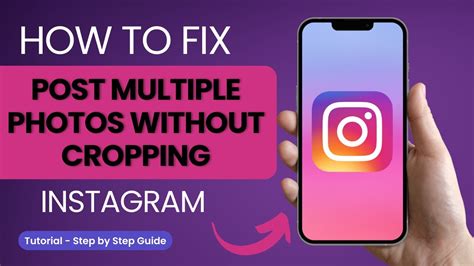 How To Post Multiple Photos On Instagram Without Cropping YouTube