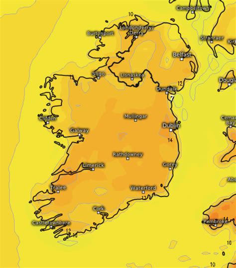 Irish weather forecast - Met Eireann say temperatures will hit 18C ...