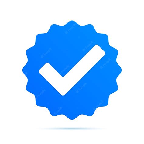 Vetor De Estrela De Círculo Azul De Marca De Verificação De Verificação