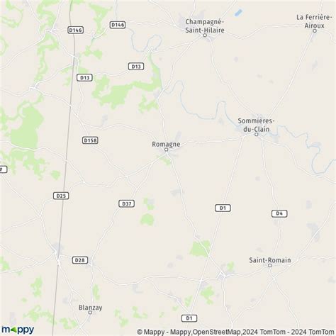 Plattegrond Romagne Kaart Van Romagne En Praktische Info