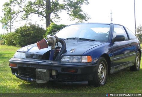 1990 Honda CRX Turbo with Front Mount Intercooler