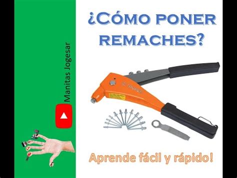 Como Usar Una Remachadora Truper Youtube