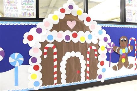 gingerbread house Bulletin Board Ideas | Gingerbread House Bulletin ...