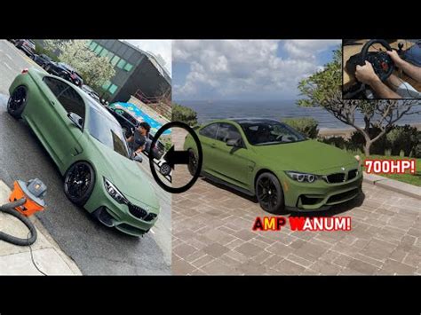 Driving Fanum S Bmw M In Forza Horizon Steering Wheel Gameplay