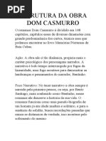 Resumo Por Capitulo Dom Casmurro - Resumo de Dom Casmurro por Capítulo | PDF | Morte