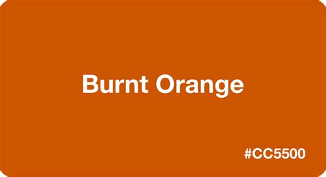 Burnt Orange Color Best Practices Color Codes Palettes More