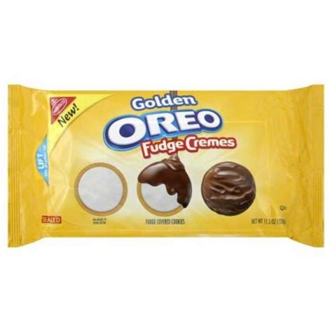 Oreo Golden Fudge Cremes Cookies 113 Oz Kroger