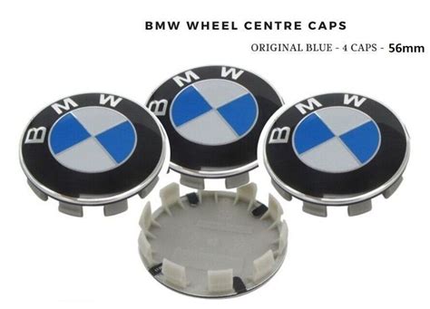 56mm BMW Wheel Center Caps Roundel Emblem Logo Badge Hub 56mm Set Of 4