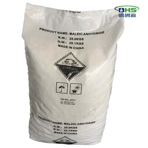 Industrial Grade Chemical Raw Material C4H2O3 Ma Maleic Anhydride