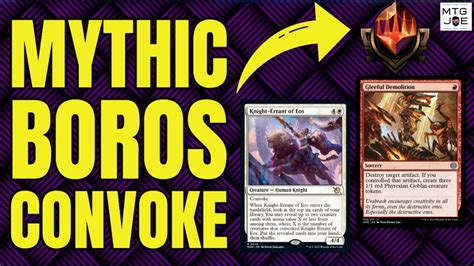 Forged In Fire Mythic Historic Boros Convoke Artifact Deck Tech And