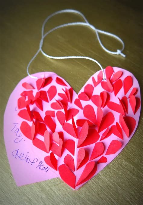 Muttertag-Karten mit Kindern basteln - als Kette zum Verschenken