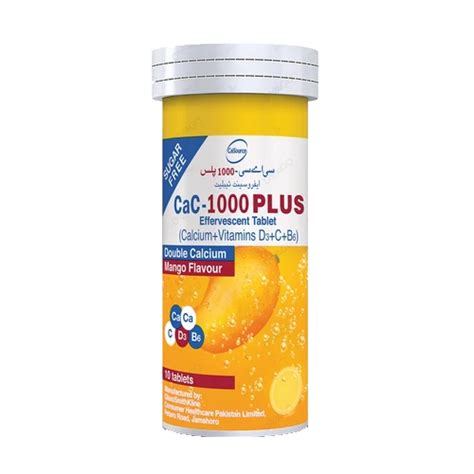 Buy CaC 1000 Plus Sugar Free 10 Ct By GSK Online In Pakistan My