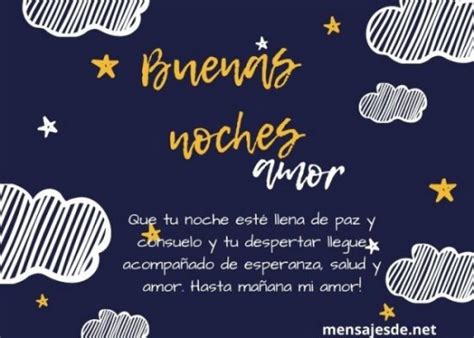 Buenas Noches Amor Mensajes Frases Bonitas A Mi Novia Pareja Esposo