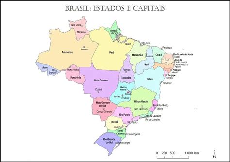 Mapa Estados E Capitais Do Brasil Colorir Descubra O Universo De Sabor