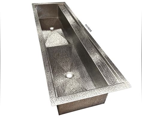 Custom Trough Sink - Custom Size - USA Stainless - Havens | Luxury Metals