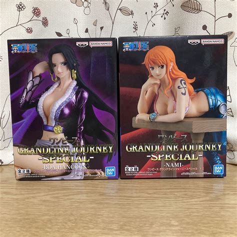 未使用ONE PIECE ワンピース GRANDLINE JOURNEY SPECIAL ナミ ハンコック フィギュア 全2種 新品未