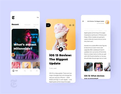 The New York Times App Concept by Andrey Turok on Dribbble