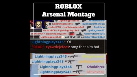 I Have No Aim Roblox Arsenal Montage 1 Youtube