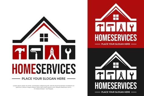 Premium Vector | Home service vector logo template this design suitable for home services and repair