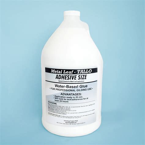 Adhesive Size (Water Based) for Gilding | International Products Tallo