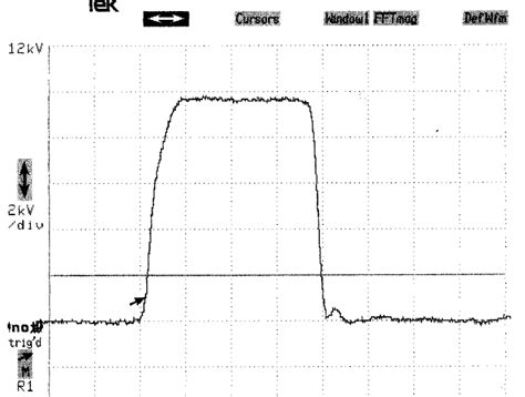 Outputs From High Voltage Pulsed Power Supply 50 Ns Div Download Scientific Diagram