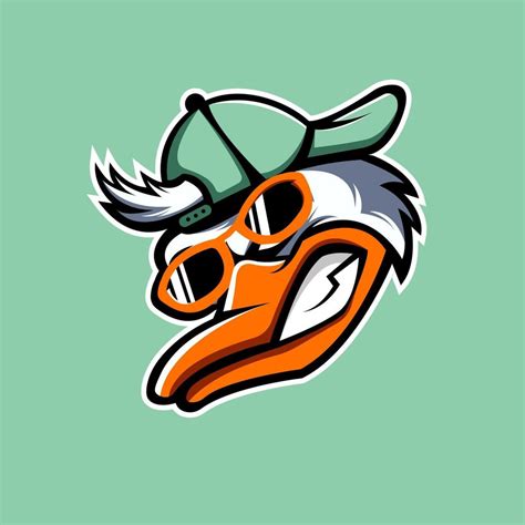 Duck Mascot Logo Design 8084022 Vector Art At Vecteezy