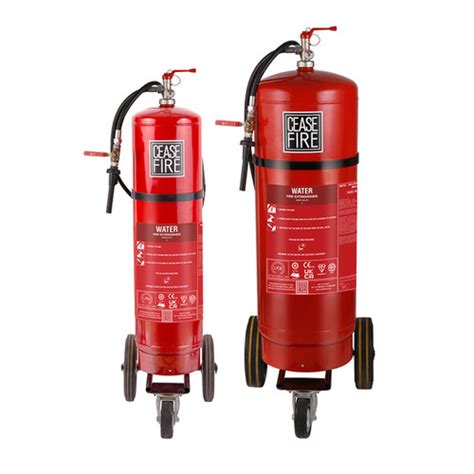 Ukca Mer Approved Water Based Trolley Mounted Fire Extinguishers