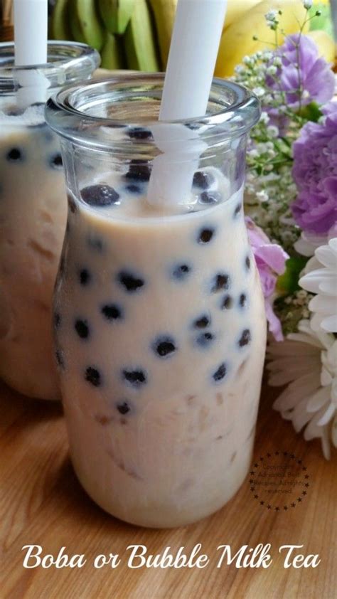 Boba Milk Tea Recipe | Milk tea recipes, Tea recipes, Milk tea