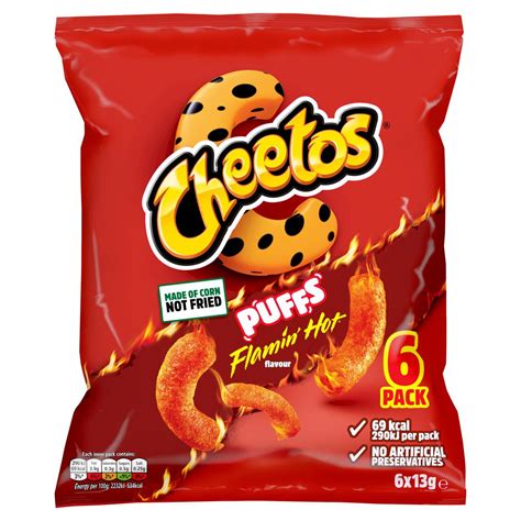 Cheetos Puffs Flamin Hot Multipack Snacks 6 Per Pack Zoom