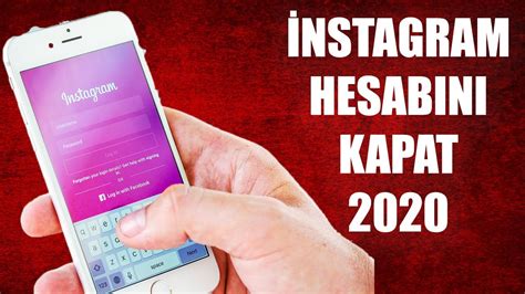 Nstagram Hesabi Nasil Kapatilir Youtube