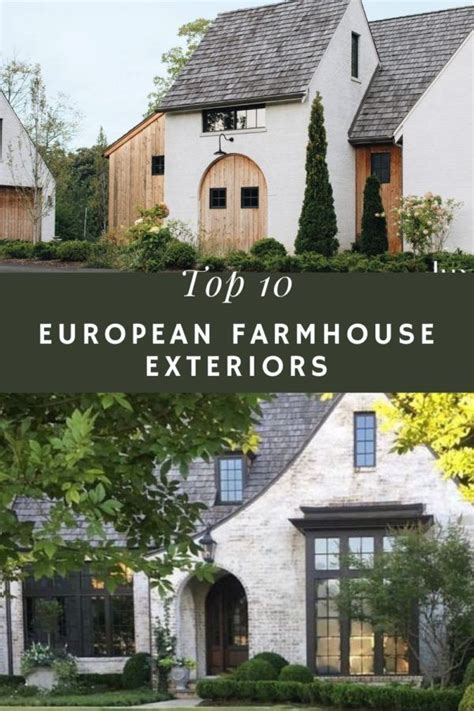 Top European Farmhouse Exteriors Seeking Lavender Lane European