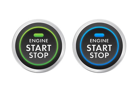 Car Engine Start Stop Button Starting Graphic By Dg Studio Creative