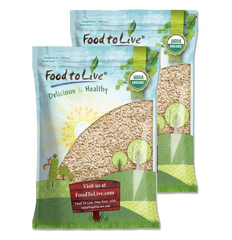 Gluten Organic Regular Rolled Oats 12 Pounds Non Gmo Old Fashioned