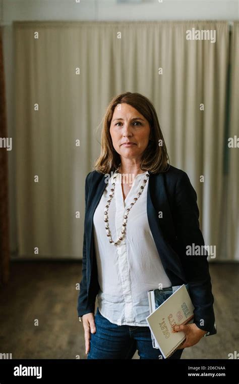 Mature Woman Looking At Camera Stock Photo Alamy