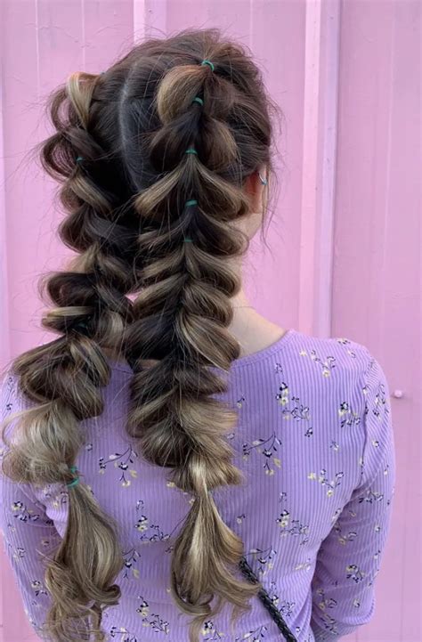 27 Fun Bubble Braid Hairstyles Youll Want To Copy Days Inspired