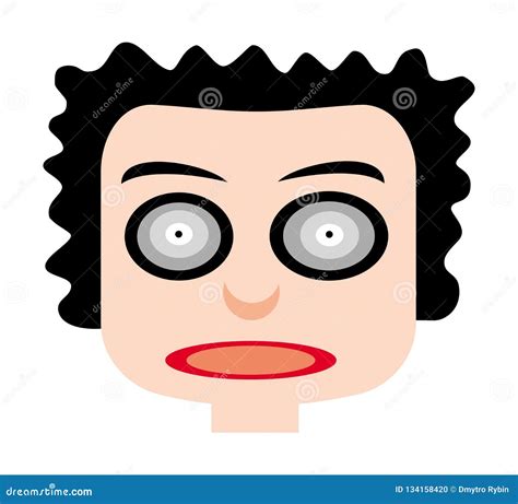 Crazy Eyes Cartoon | CartoonDealer.com #132694945