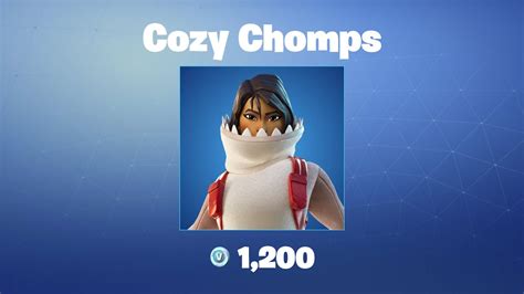 Cozy Chomps Fortnite Outfitskin Youtube