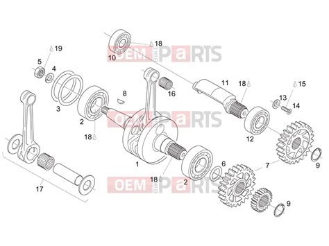 Vue Clat E Aprilia Rs T Rotax Engine Crankshaft Balance