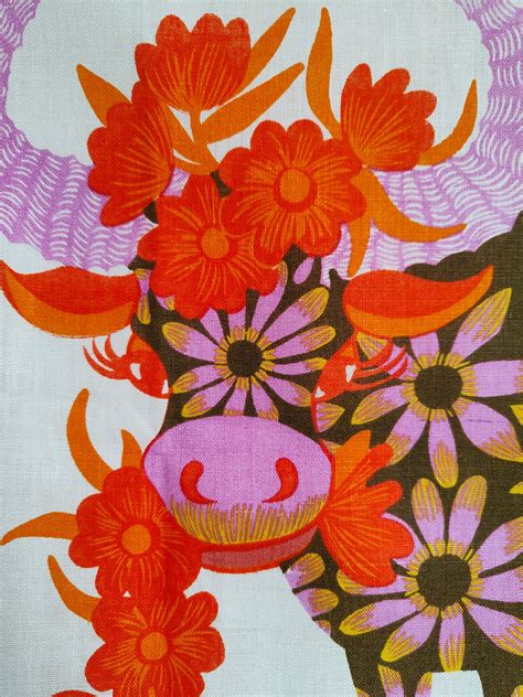 Rare Belinda Lyon For Oxfam Vintage Irish Linen Tea Towel Etsy