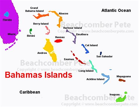 Map Of The Bahamas Islands – Map Of California Coast Cities