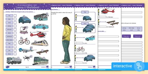 ESL Curriculum Level 2 Lesson 9 Interactive Teacher Made