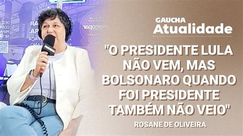 Rosane de Oliveira fala sobre a ausência de Lula na Expodireto Gaúcha