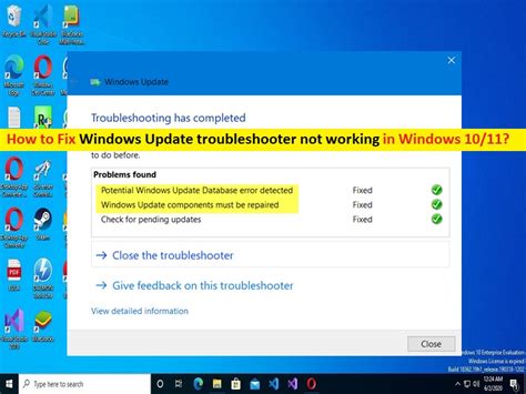 Arreglar El Solucionador De Problemas De Windows Update Que No Funciona