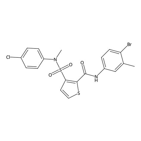 Buy N 4 Bromo 3 Methylphenyl 3 4 Chlorophenyl Methyl Sulfamoyl