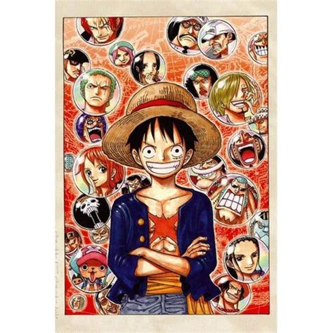 One Piece Luffy Anime Jigsaw Puzzles Personnages De Dessins Animés De