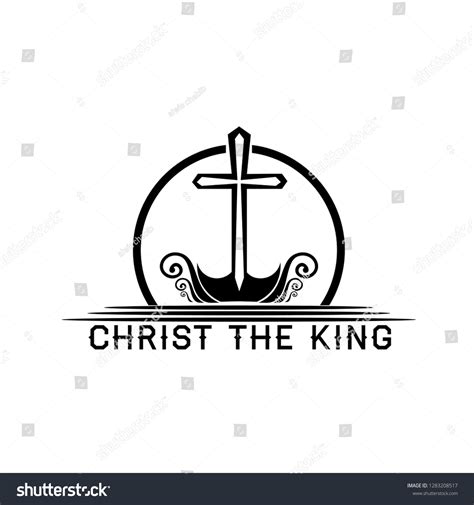 Christ King Exclusive Logo Design Inspiration Stock Vector (Royalty ...