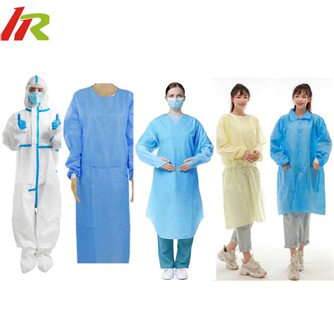 Disposable Non Woven Protective Isolation Gown Ppe Medical Surgical